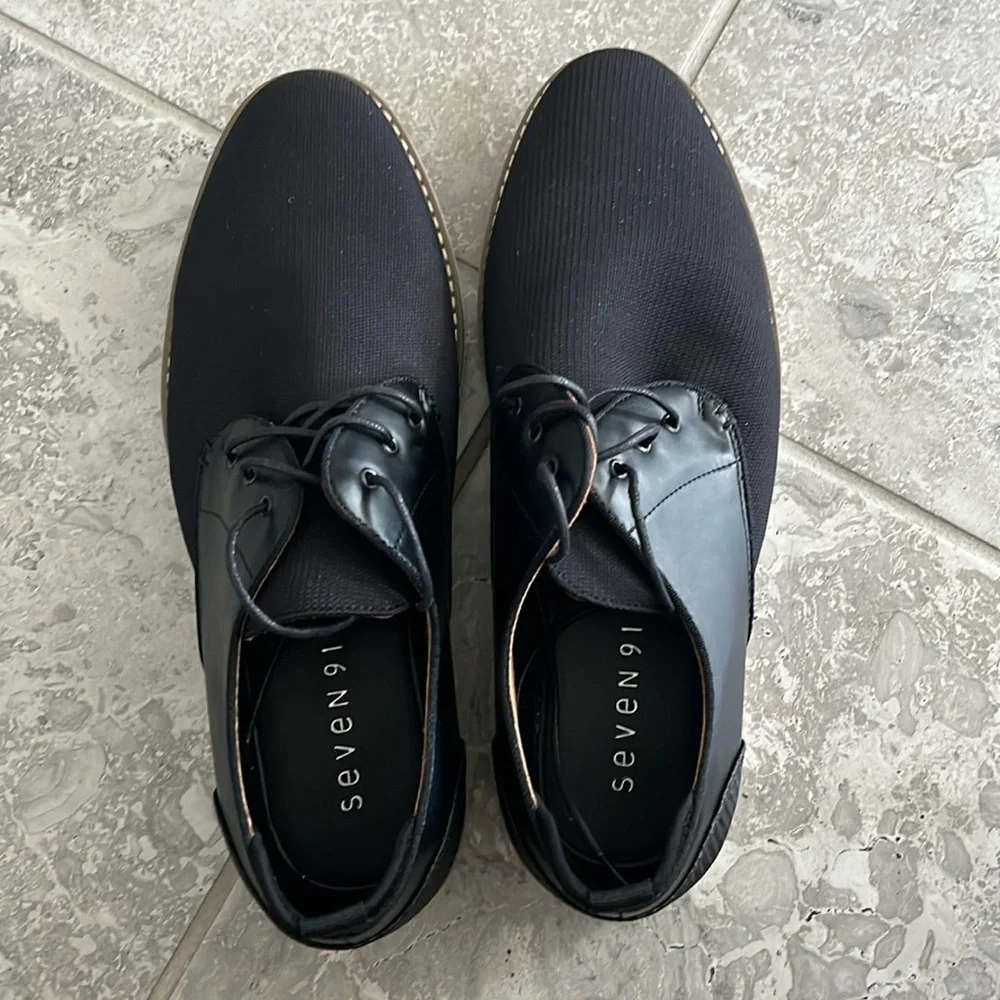 Seven 91 Duzce Oxford Shoes in Black Size 10 EU 43 New without Box